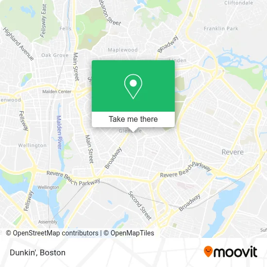 Dunkin' map