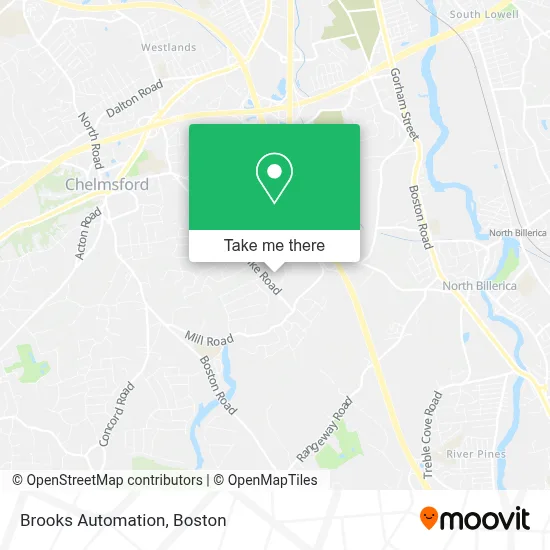 Brooks Automation map
