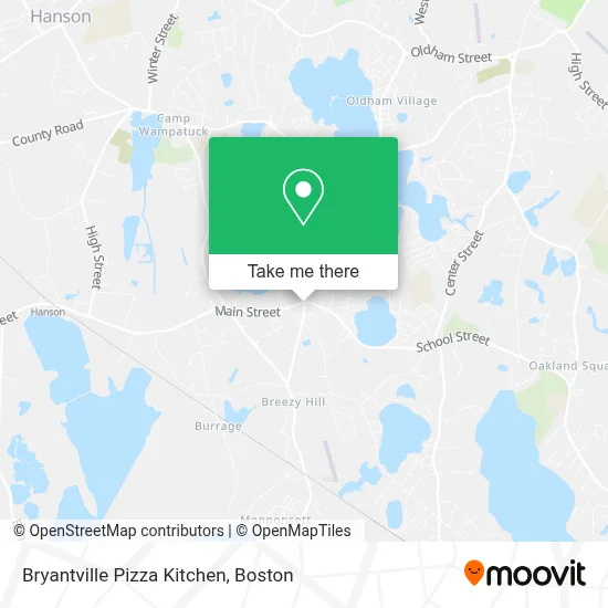 Bryantville Pizza Kitchen map