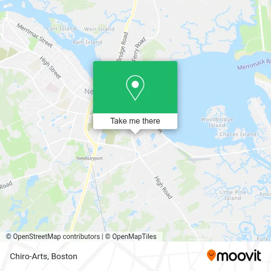 Chiro-Arts map