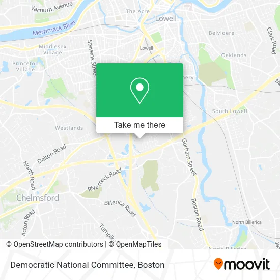 Democratic National Committee map