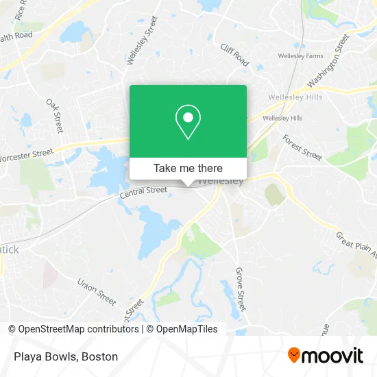 Playa Bowls map