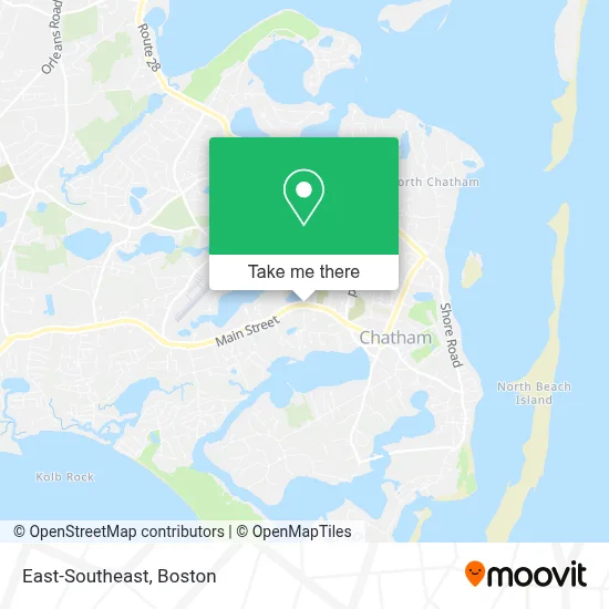 East-Southeast map