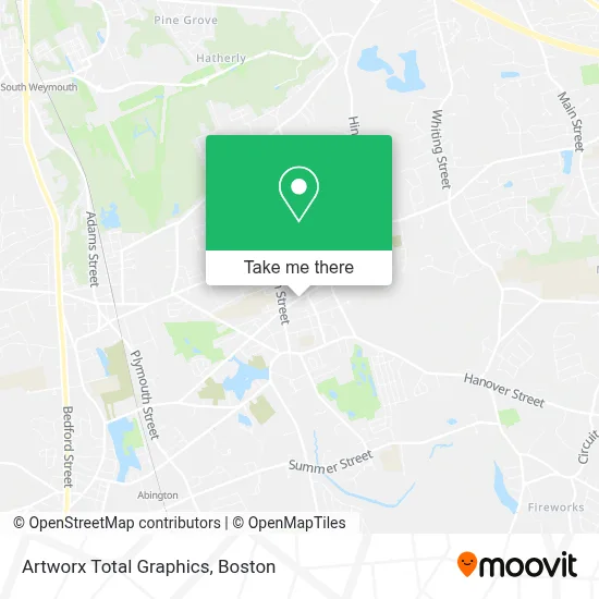 Artworx Total Graphics map