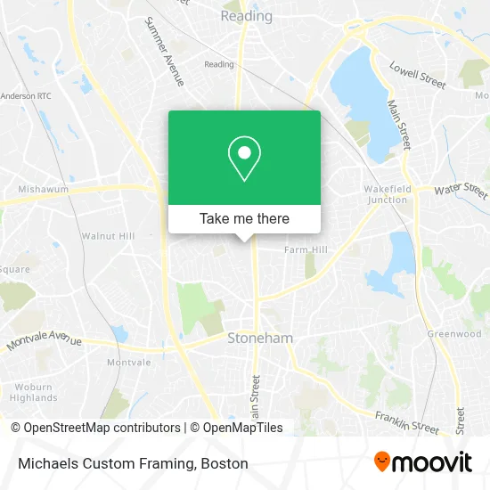 Michaels Custom Framing map