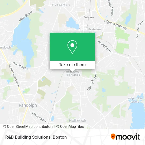 R&D Building Solutions map