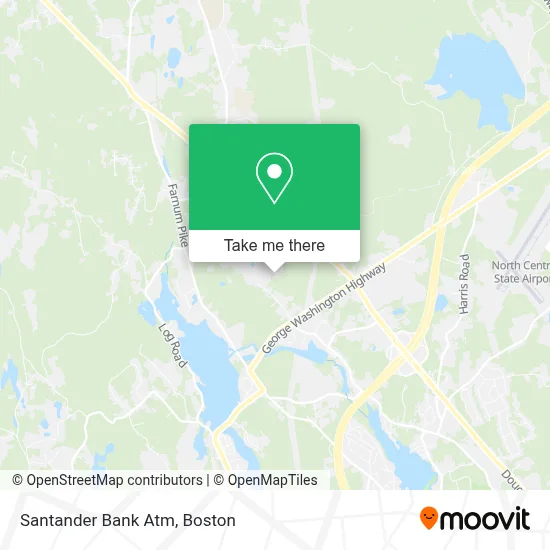 Santander Bank Atm map