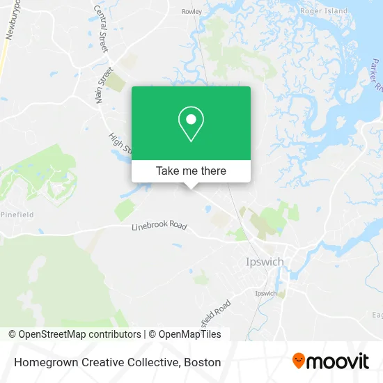Homegrown Creative Collective map