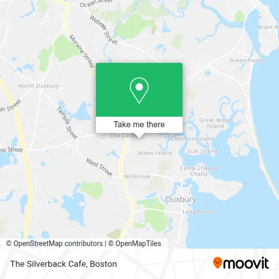 The Silverback Cafe map