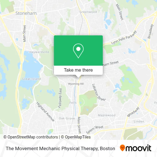 The Movement Mechanic Physical Therapy map