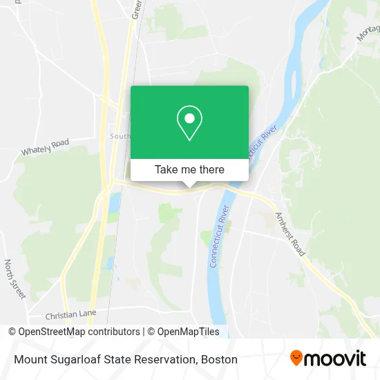Mount Sugarloaf State Reservation map