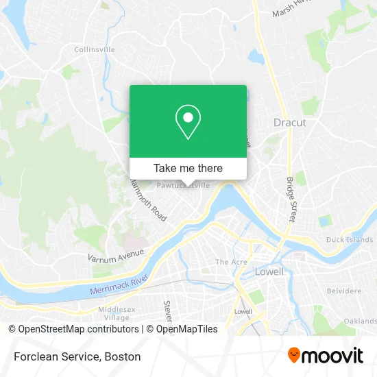 Forclean Service map