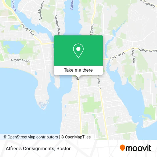 Alfred's Consignments map