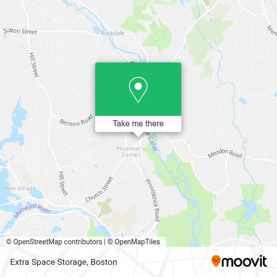 Extra Space Storage map