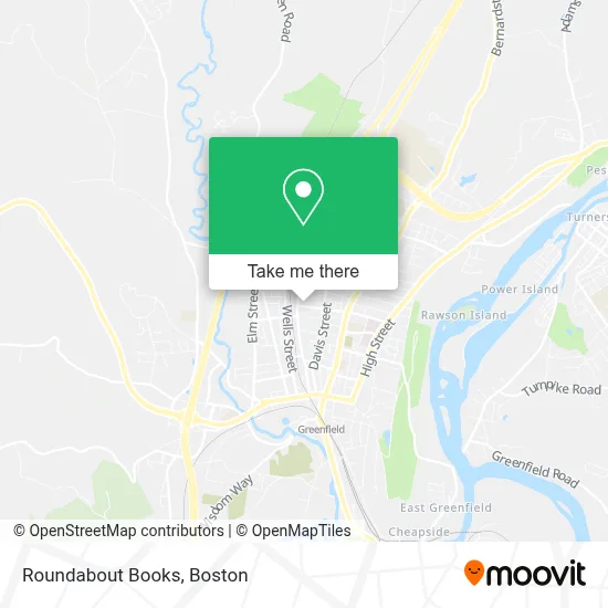 Roundabout Books map