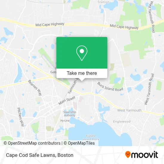 Cape Cod Safe Lawns map