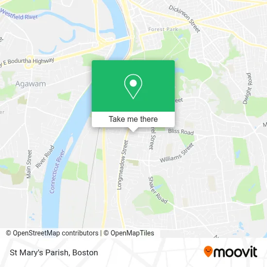 St Mary's Parish map