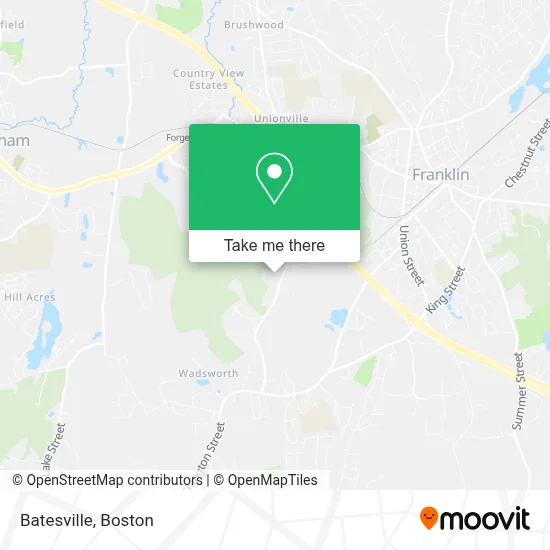 Batesville map