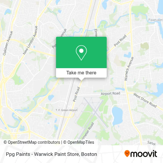 Ppg Paints - Warwick Paint Store map