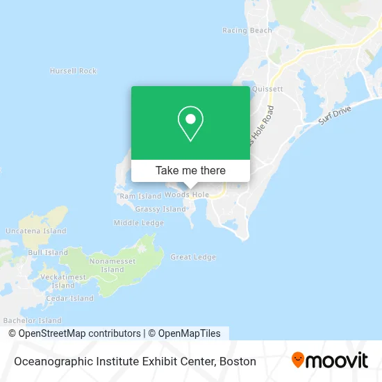 Oceanographic Institute Exhibit Center map