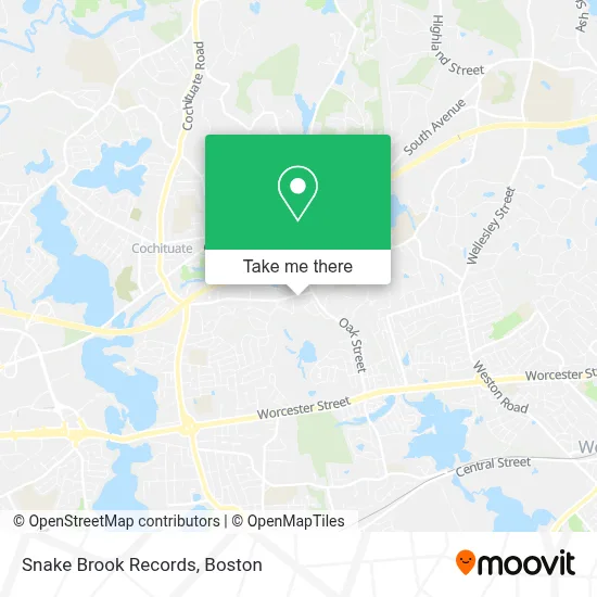 Snake Brook Records map