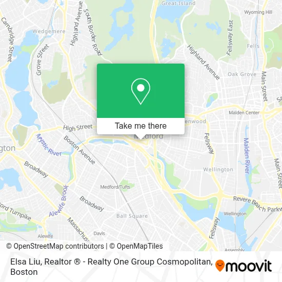 Elsa Liu, Realtor ® - Realty One Group Cosmopolitan map