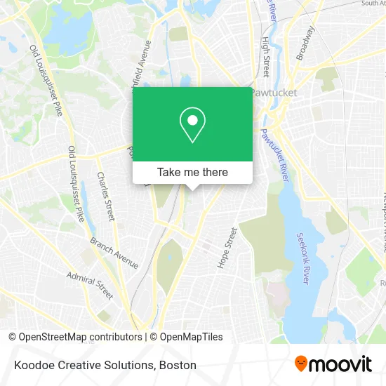 Koodoe Creative Solutions map