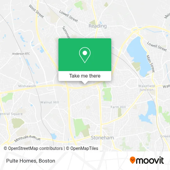Pulte Homes map