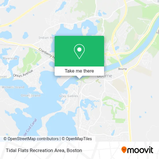 Tidal Flats Recreation Area map