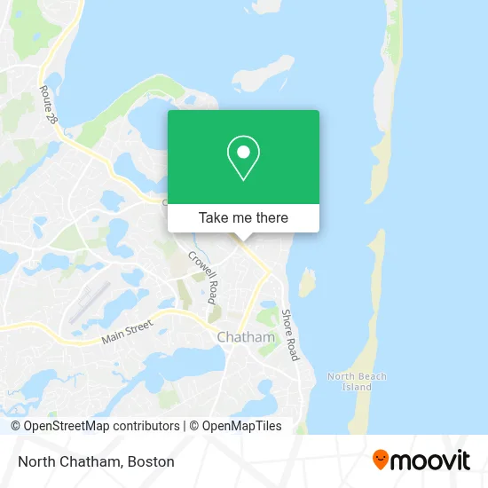 North Chatham map