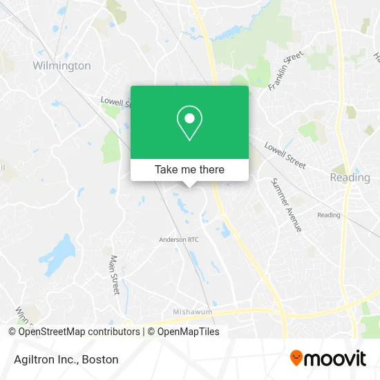 Agiltron Inc. map