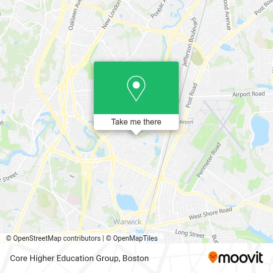 Core Higher Education Group map