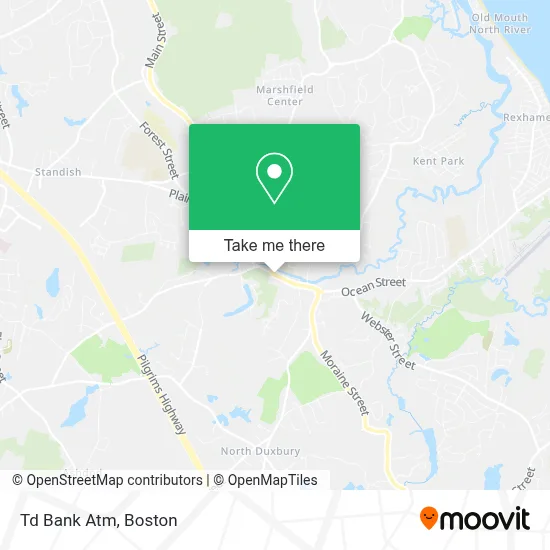Td Bank Atm map