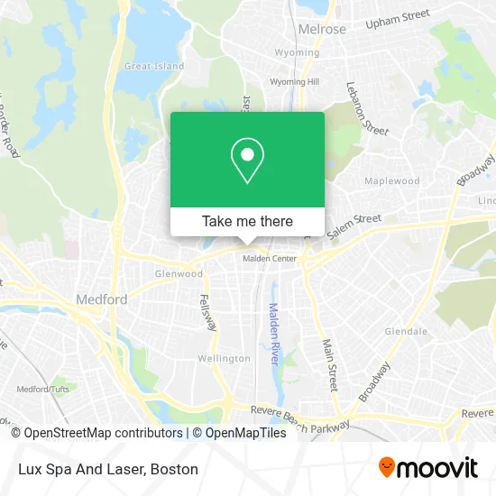 Lux Spa And Laser map