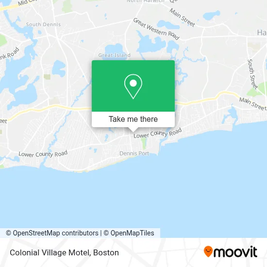 Colonial Village Motel map