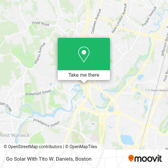 Go Solar With Tito W. Daniels map