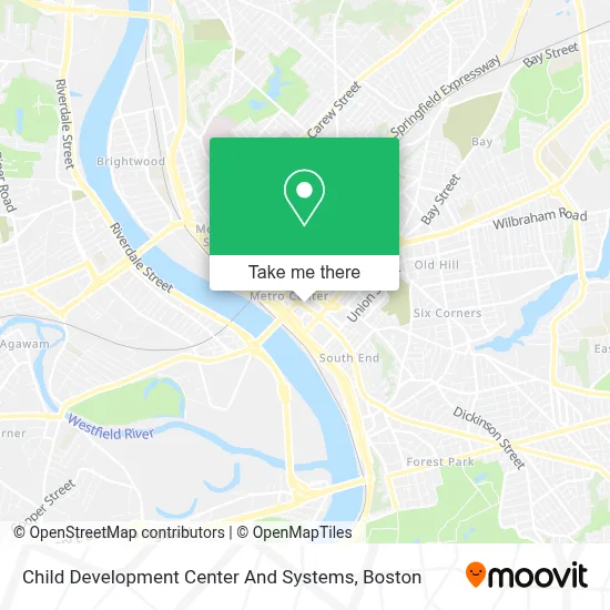 Child Development Center And Systems map