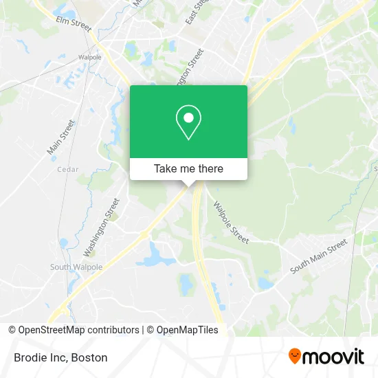 Brodie Inc map