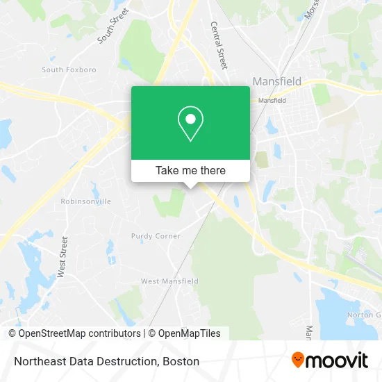 Northeast Data Destruction map