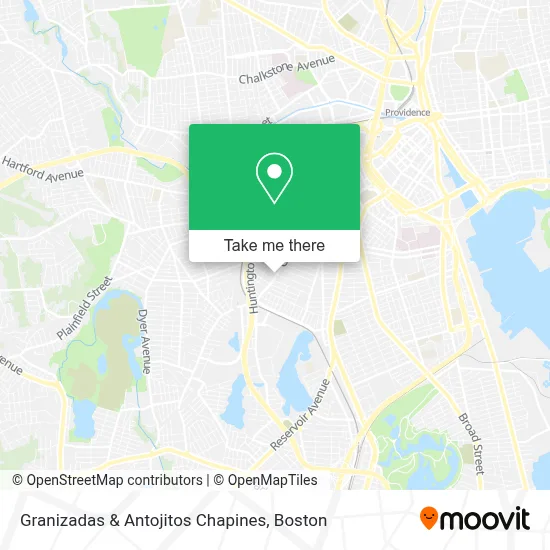 Granizadas & Antojitos Chapines map