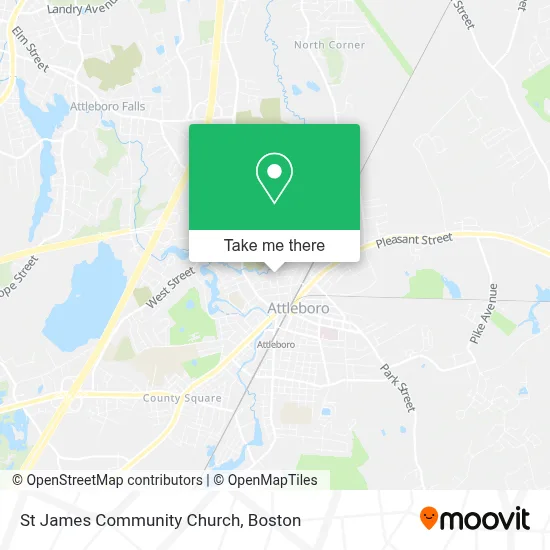 St James Community Church map