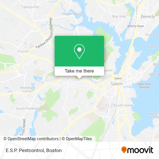 E.S.P. Pestcontrol map