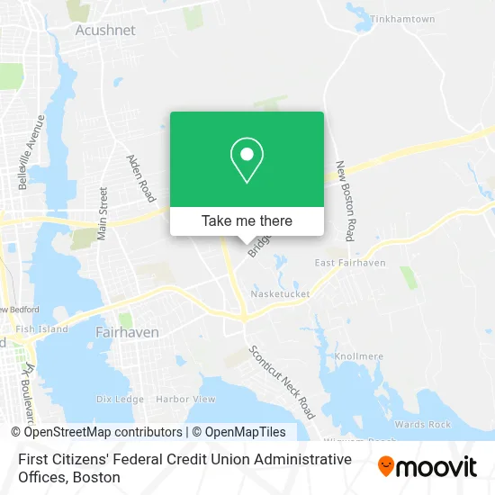 First Citizens' Federal Credit Union Administrative Offices map