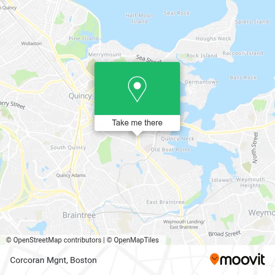 Corcoran Mgnt map