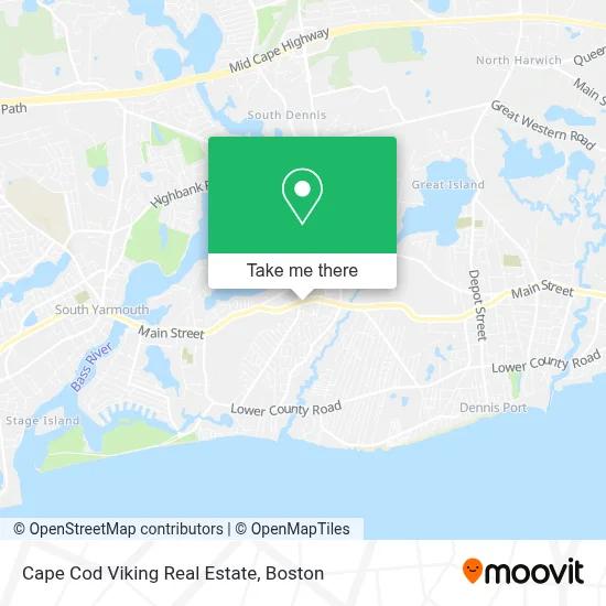 Cape Cod Viking Real Estate map