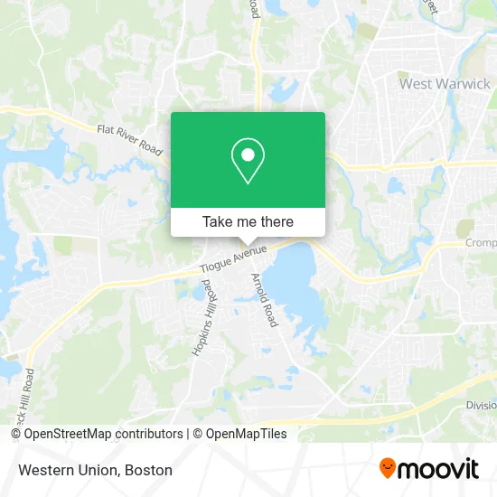 Western Union map