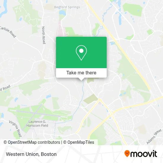 Western Union map