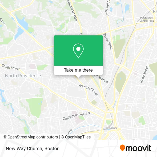 New Way Church map