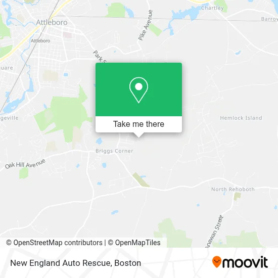New England Auto Rescue map