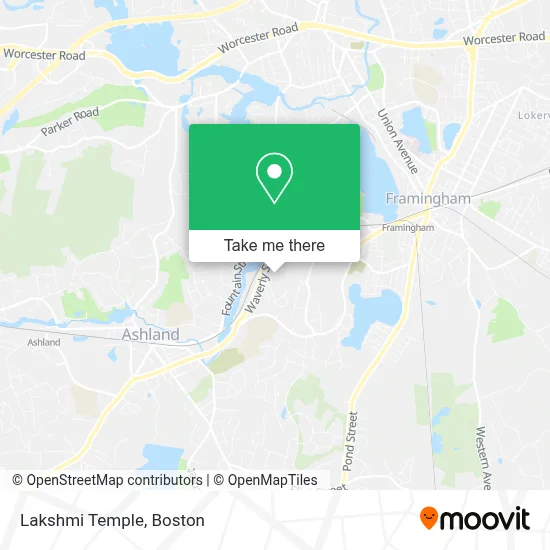 Lakshmi Temple map